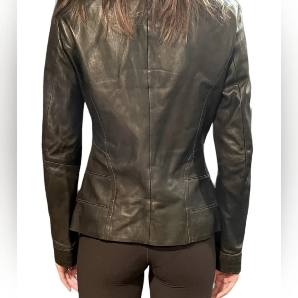 Danier Soft Distressed Leather Jacket - Picture 11 of 11